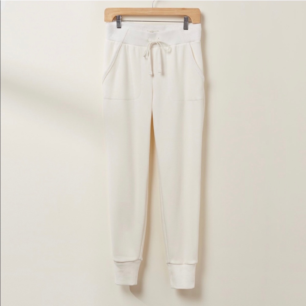 UpWest Cream Drawstring Jogger Pants